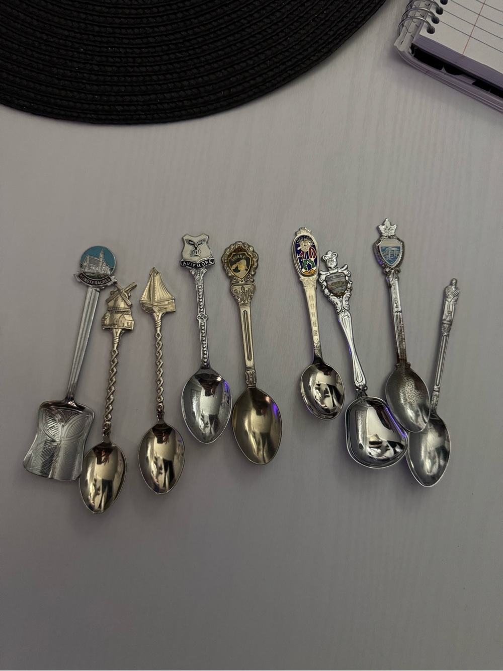 Vintage Collectible Souvenir Spoons Lot - International 🌎